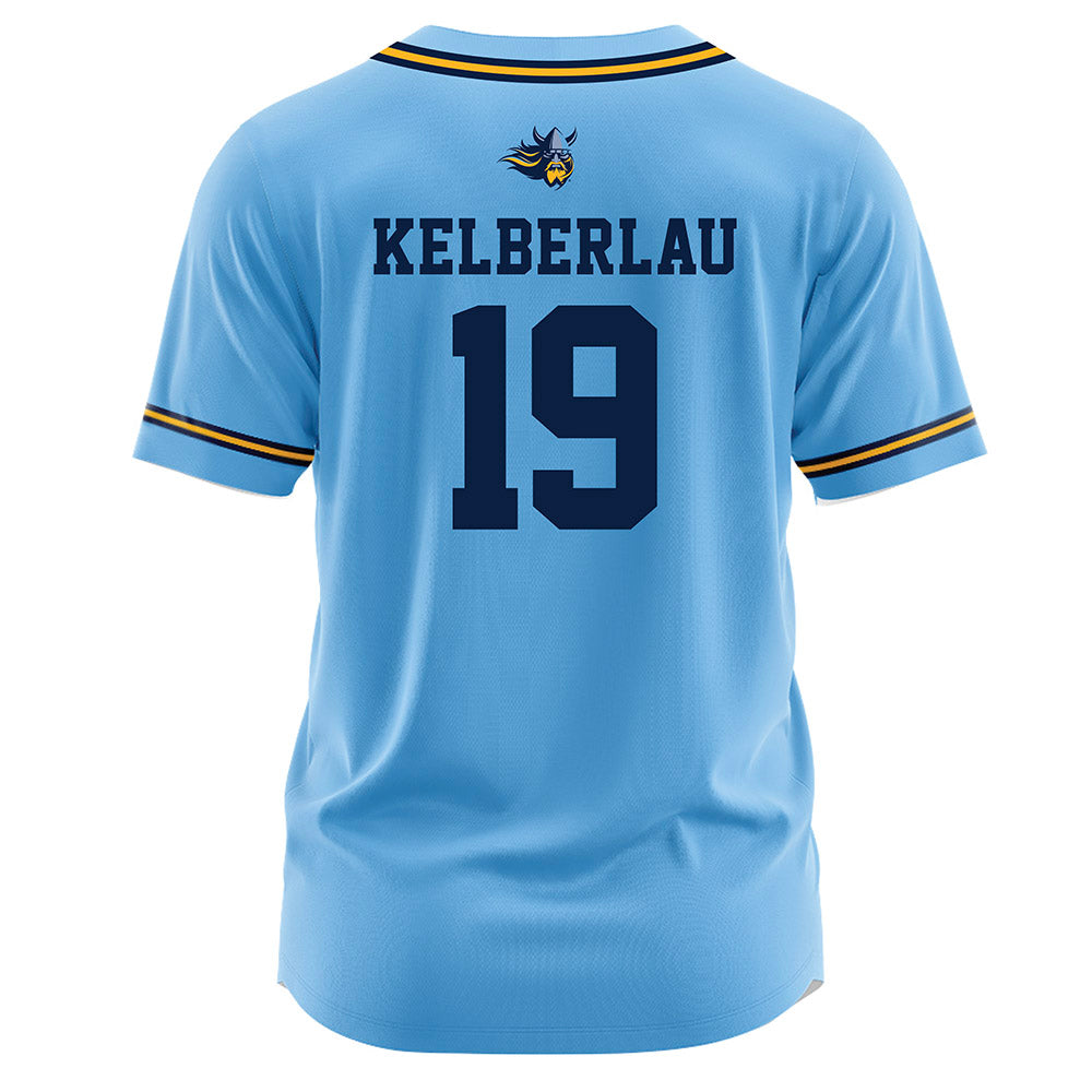 AU - NCAA Baseball : Hayden Kelberlau - Baseball Jersey Blue