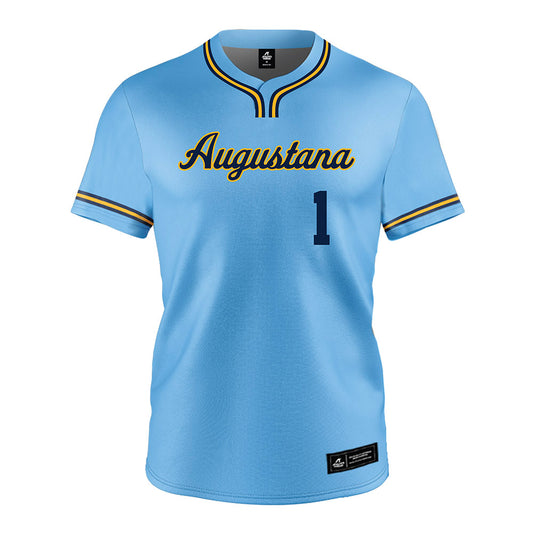 AU - NCAA Baseball : Tate Meiners - Baseball Jersey Blue