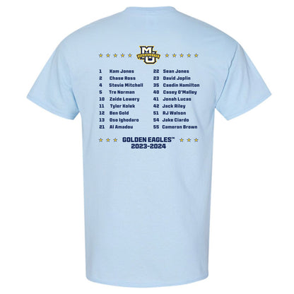 Marquette - NCAA Men's Basketball : Team Caricature Short Sleeve T-Shirt