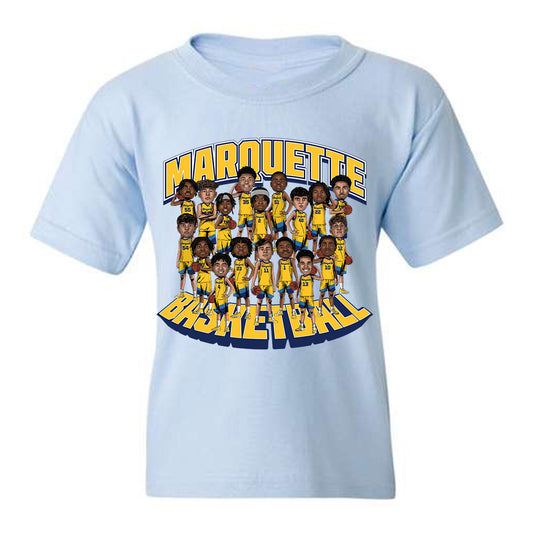 Marquette - NCAA Men's Basketball : Team Caricature Youth T-Shirt