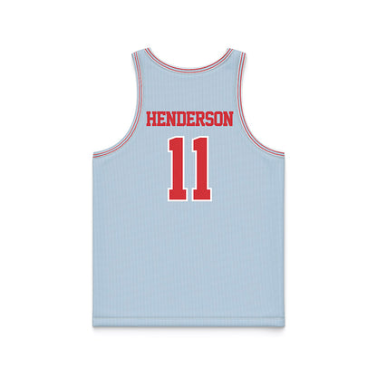 LA Tech - NCAA Men's Basketball : Jaylin Henderson - Basketball Jersey