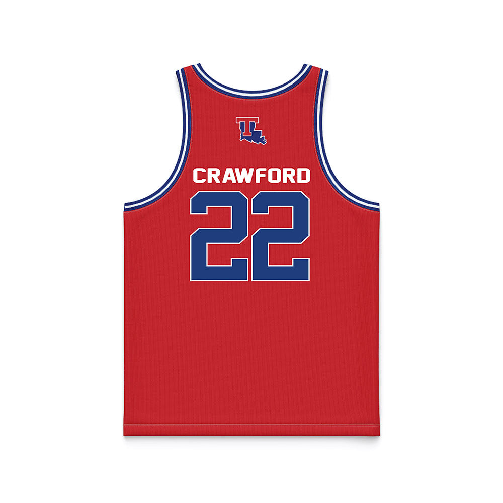 LA Tech - NCAA Men's Basketball : Isaiah Crawford - Basketball Jersey