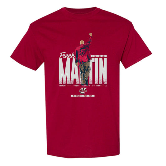 UMass - NCAA Men's Basketball : Head Coach Frank Martin - T-Shirt Individual Caricature