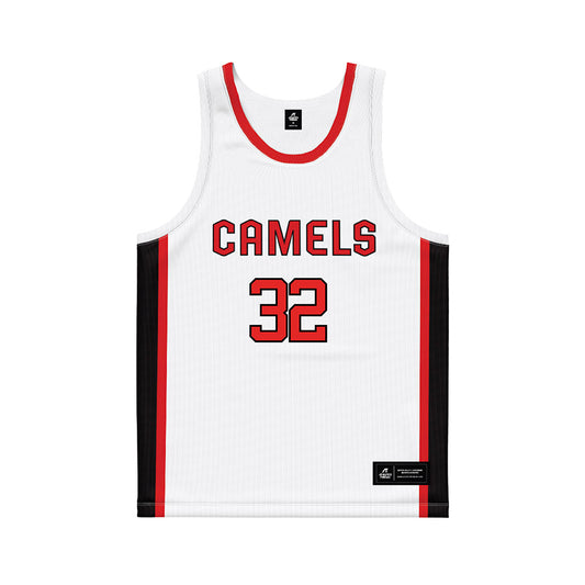 Campbell - NCAA Women's Basketball : Christabel Ezumah - White Basketball Jersey