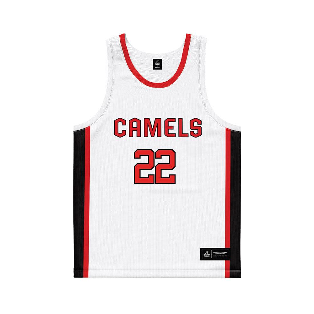 Campbell - NCAA Women's Basketball : Gianni Boone - White Basketball Jersey