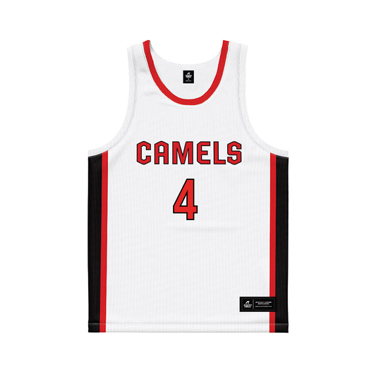Campbell - NCAA Women's Basketball : Taylor Cotter - White Basketball Jersey