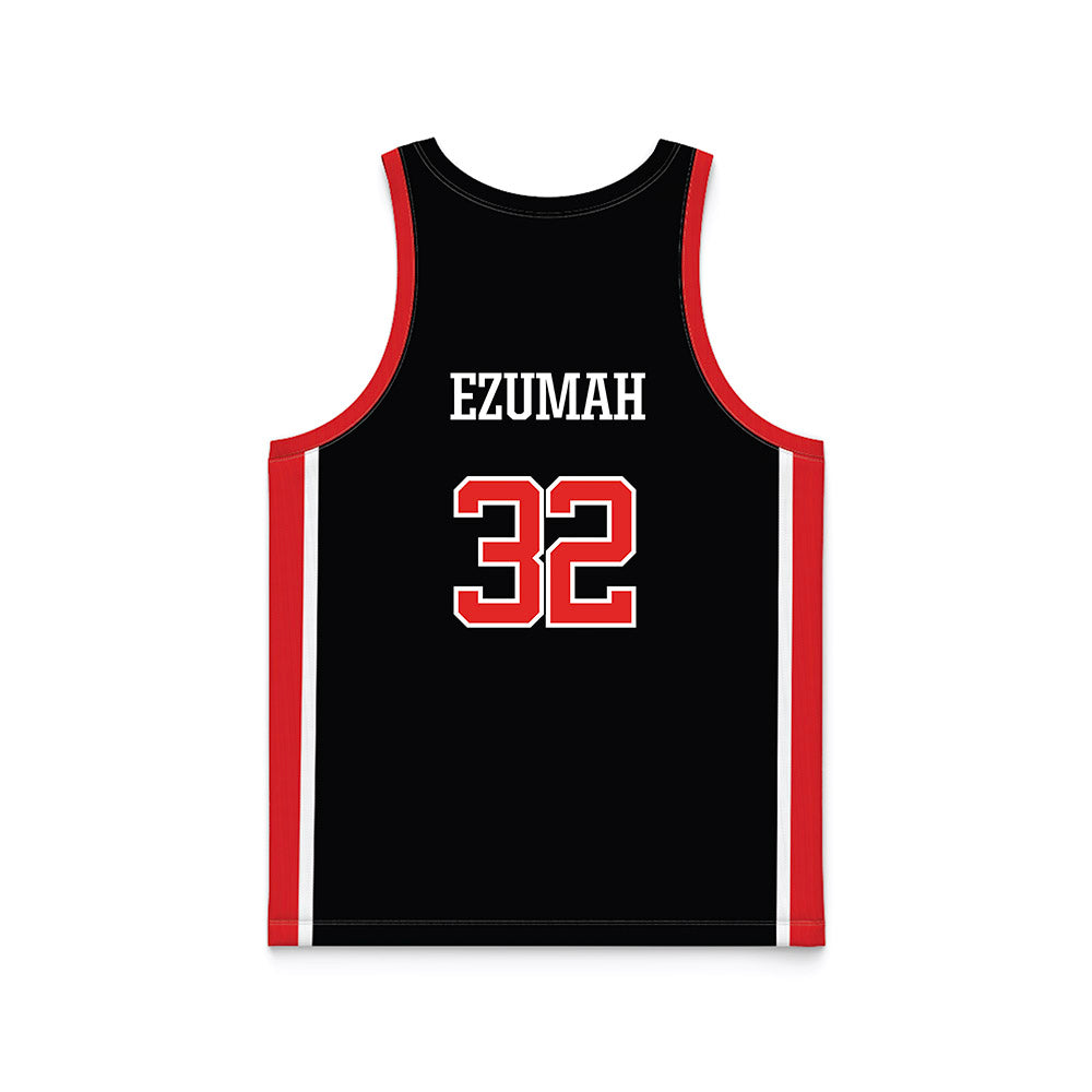 Campbell - NCAA Women's Basketball : Christabel Ezumah - Black Basketball Jersey