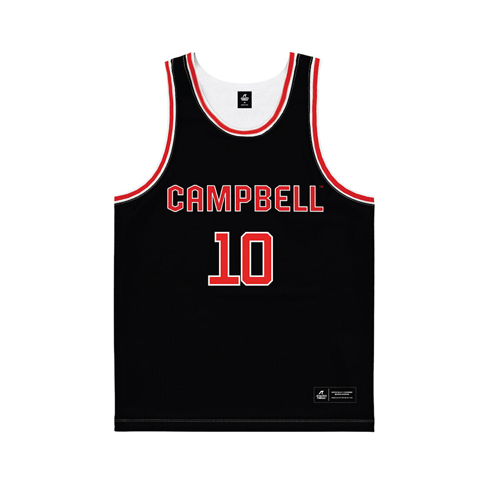 Campbell - NCAA Men's Basketball : Mason Grant - Black Jersey