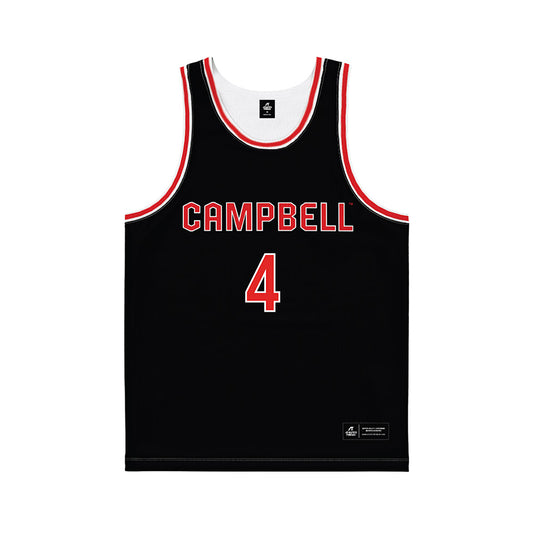 Campbell - NCAA Men's Basketball : Broc Bidwell - Black Jersey
