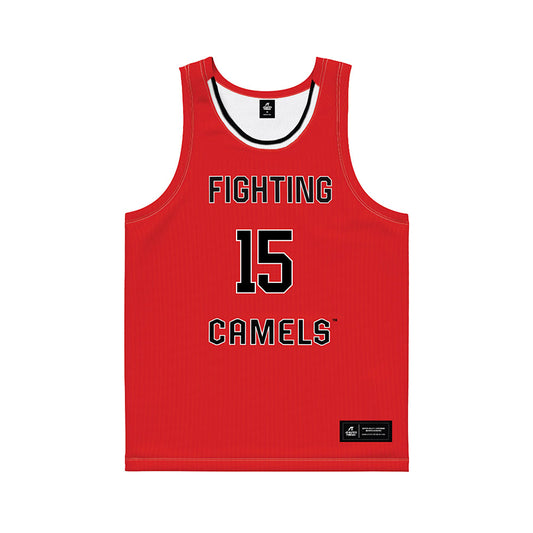 Campbell - NCAA Men's Basketball : Justin Boggs - Basketball Jersey