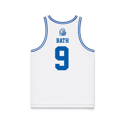Drake - NCAA Men's Basketball : Patrick Bath - Basketball Jersey White