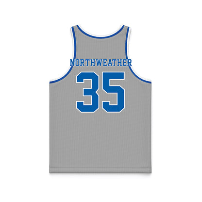 Drake - NCAA Men's Basketball : Eric Northweather - Basketball Jersey Grey