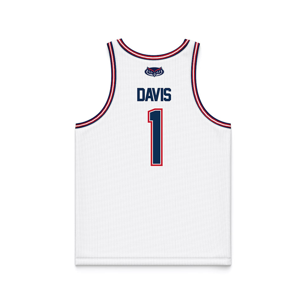 FAU - NCAA Men's Basketball : Johnell Davis - Basketball Jersey