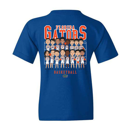 Florida - NCAA Men's Basketball : Team Caricature Youth T-shirt