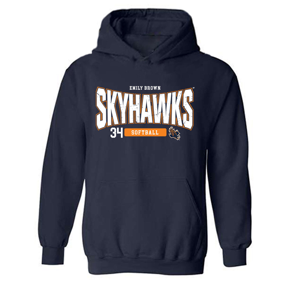 UT Martin - NCAA Softball : Emily Brown - Hooded Sweatshirt Classic Fashion Shersey