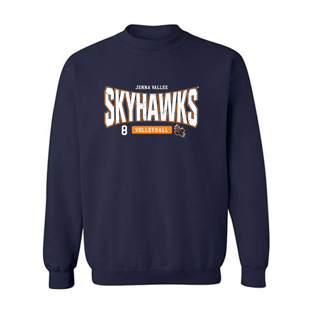 UT Martin - NCAA Women's Volleyball : Jenna Vallee - Crewneck Sweatshirt Classic Fashion Shersey