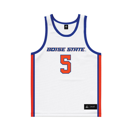 Boise State - NCAA Men's Basketball : Rj Keene - White Fashion Jersey