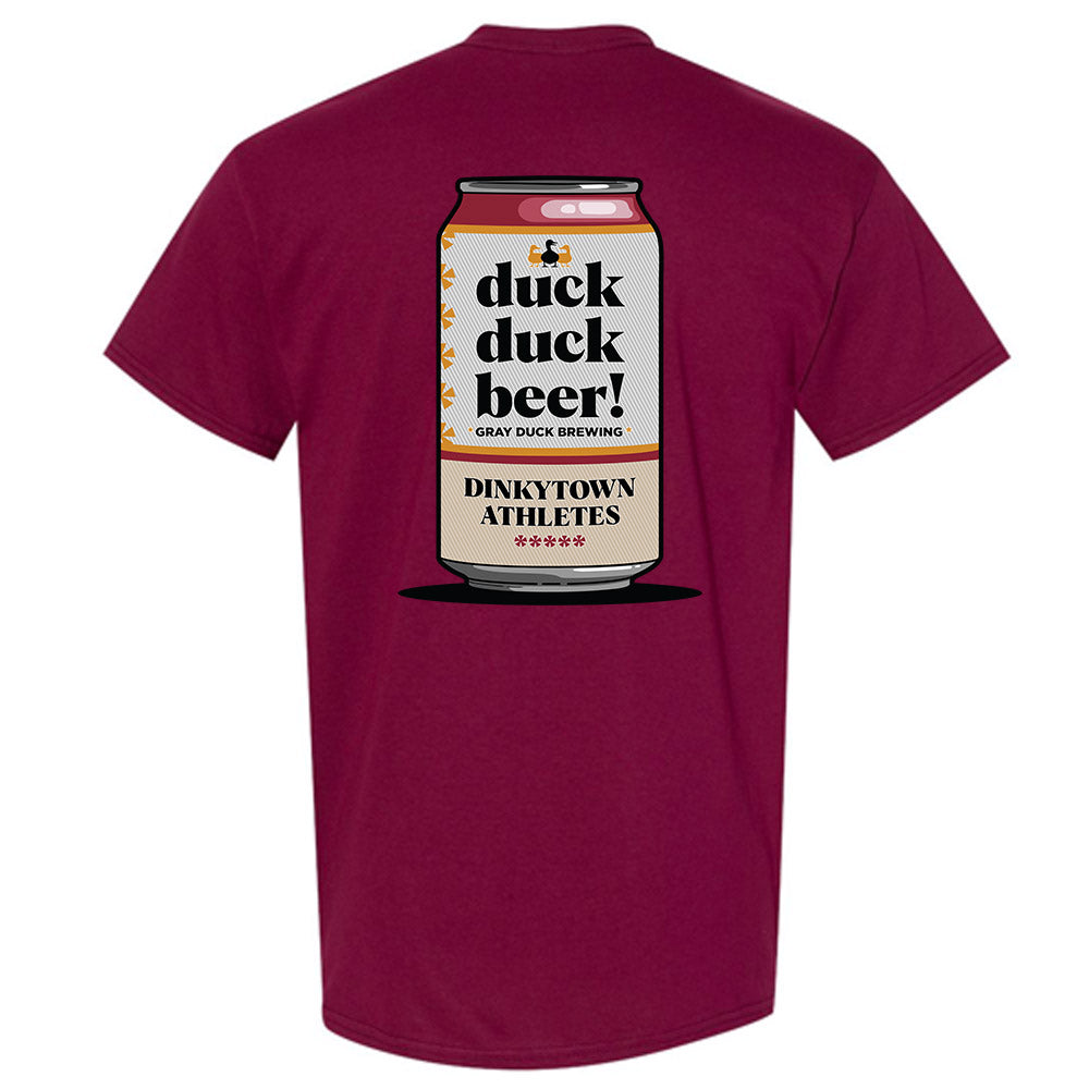 Dinkytown Athlete x Duck Duck: Maroon - T-Shirt