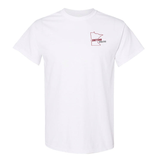 Dinkytown Athlete x Duck Duck : White - T-Shirt