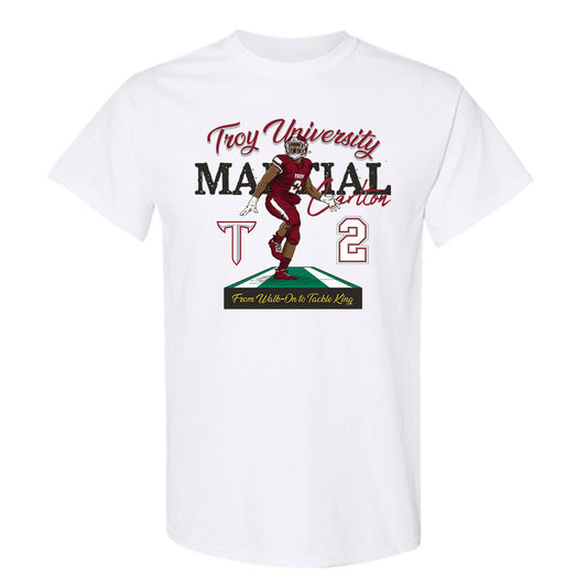 Troy - NCAA Football : Carlton Martial - T-Shirt Individual Caricature