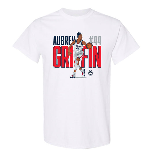 UConn - NCAA Women's Basketball : Aubrey Griffin - T-Shirt Individual Caricature
