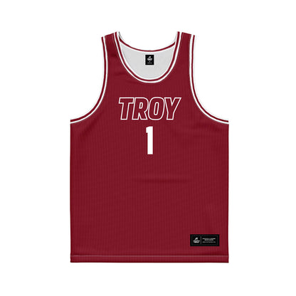 Troy - NCAA Men's Basketball : Thomas Dowd - Basketball Jersey Cardinal