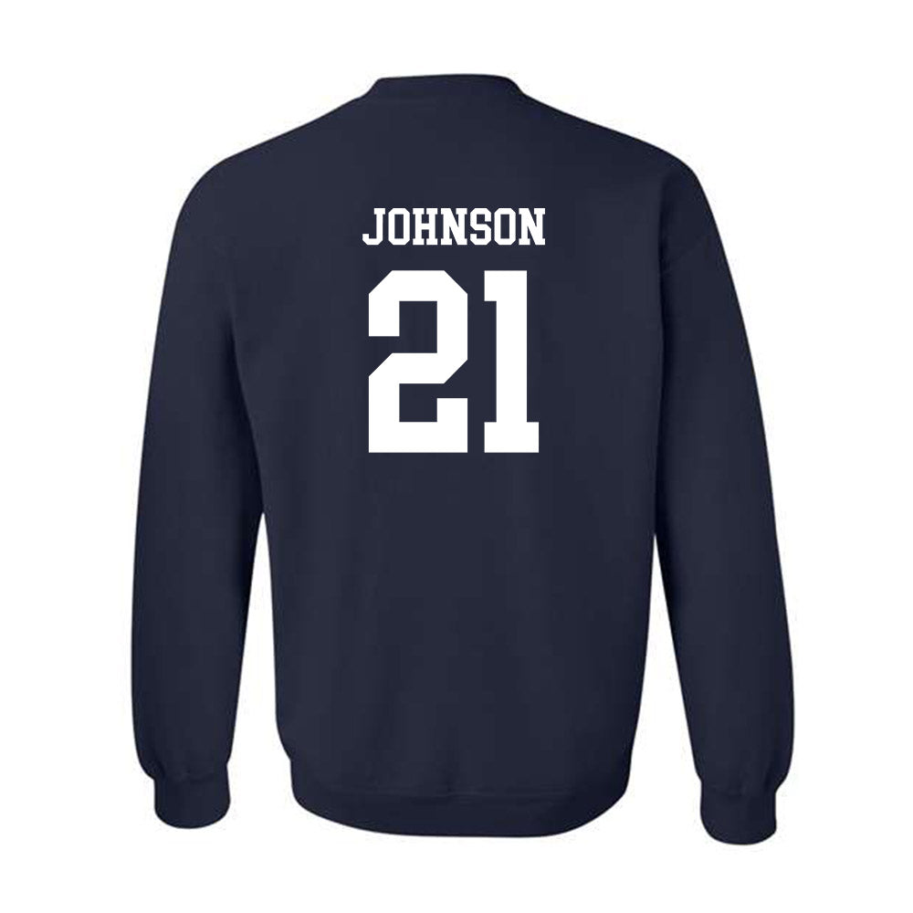 Virginia - NCAA Women's Basketball : Kymora Johnson - Crewneck Sweatshirt Classic Shersey