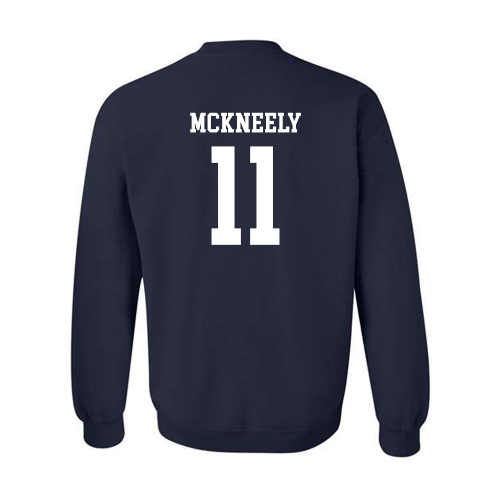 Virginia - NCAA Men's Basketball : Isaac McKneely - Crewneck Sweatshirt Classic Shersey