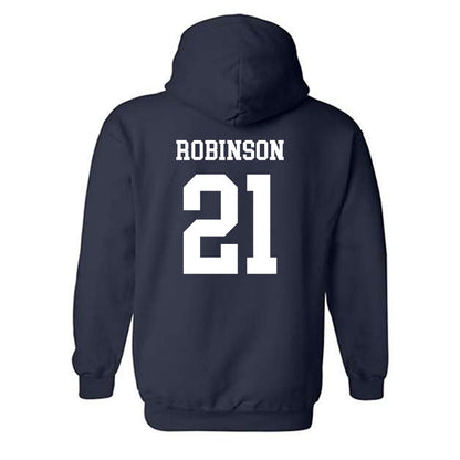 Virginia - NCAA Men's Basketball : Anthony Robinson - Hooded Sweatshirt Classic Shersey