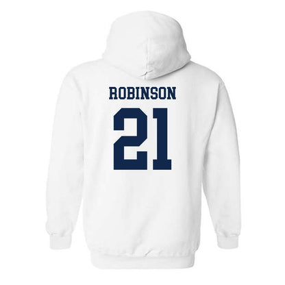 Virginia - NCAA Men's Basketball : Anthony Robinson - Hooded Sweatshirt Classic Shersey