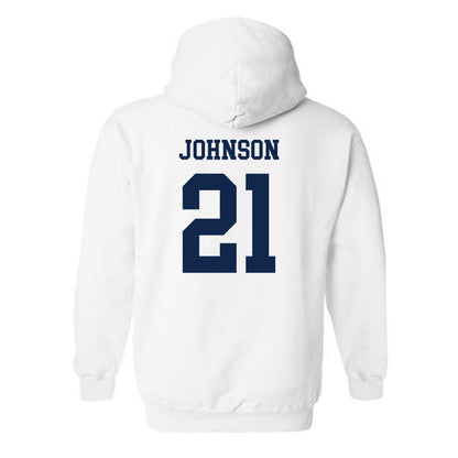 Virginia - NCAA Women's Basketball : Kymora Johnson - Hooded Sweatshirt Classic Shersey