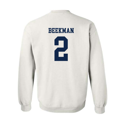 Virginia - NCAA Men's Basketball : Reece Beekman - Crewneck Sweatshirt Classic Shersey