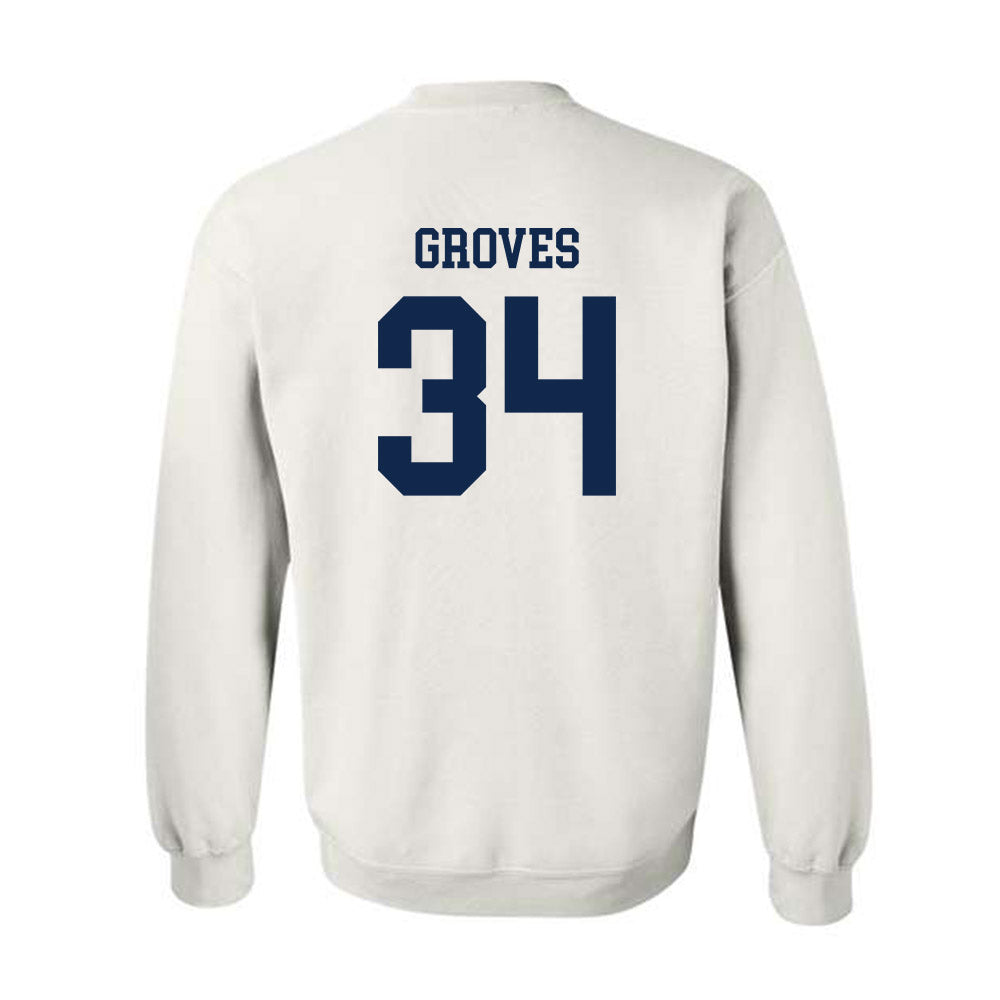 Virginia - NCAA Men's Basketball : Jacob Groves - Crewneck Sweatshirt Classic Shersey