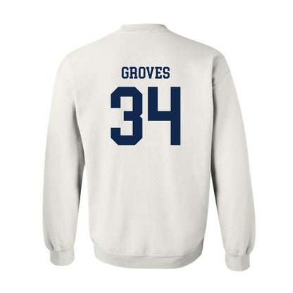 Virginia - NCAA Men's Basketball : Jacob Groves - Crewneck Sweatshirt Classic Shersey