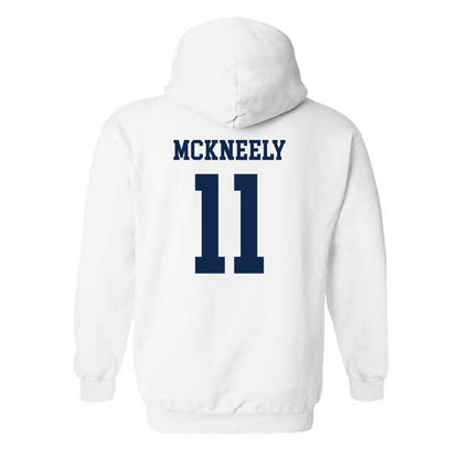 Virginia - NCAA Men's Basketball : Isaac McKneely - Hooded Sweatshirt Classic Shersey