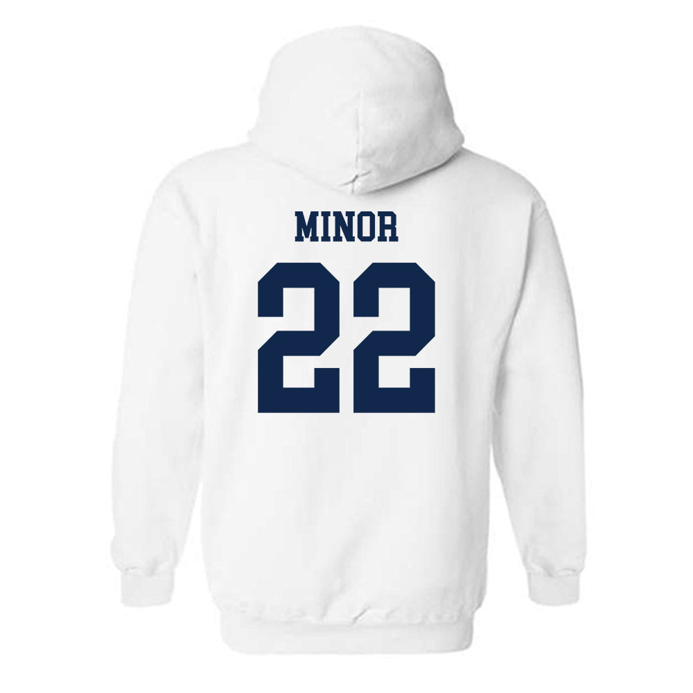 Virginia - NCAA Men's Basketball : Jordan Minor - Hooded Sweatshirt Classic Shersey