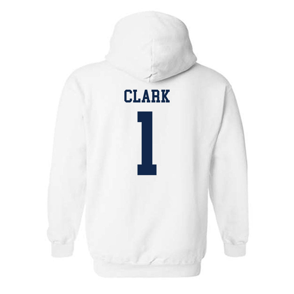 Virginia - NCAA Women's Basketball : Paris Clark - Hooded Sweatshirt Classic Shersey