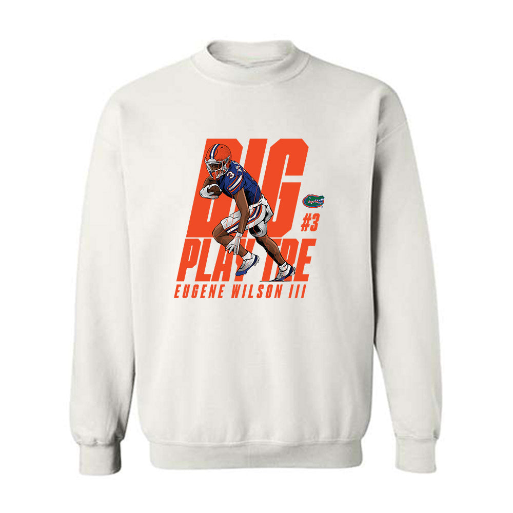 Florida - NCAA Football : Eugene Wilson III - Crewneck Sweatshirt Individual Caricature