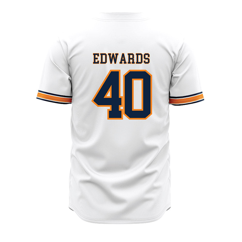 UT Martin - NCAA Baseball : Rett Edwards - Baseball Jersey White