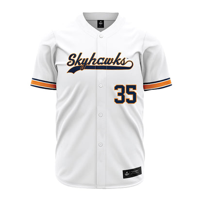 UT Martin - NCAA Baseball : Samuel Smith - White Baseball Jersey