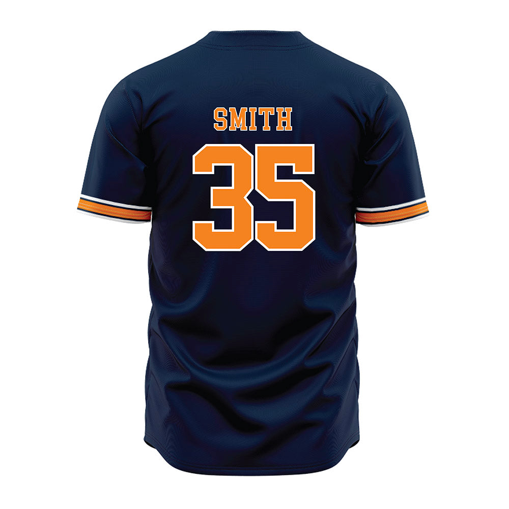 UT Martin - NCAA Baseball : Samuel Smith - Blue Baseball Jersey