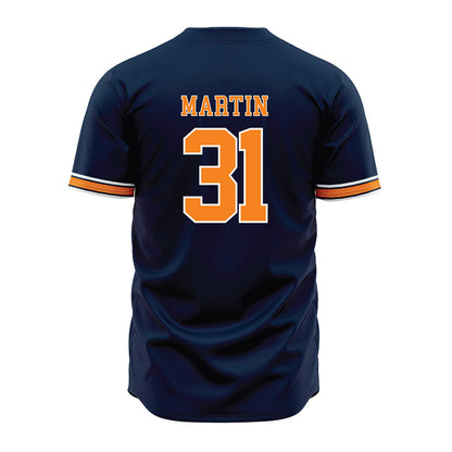 UT Martin - NCAA Baseball : Eli Martin - Baseball Jersey Blue