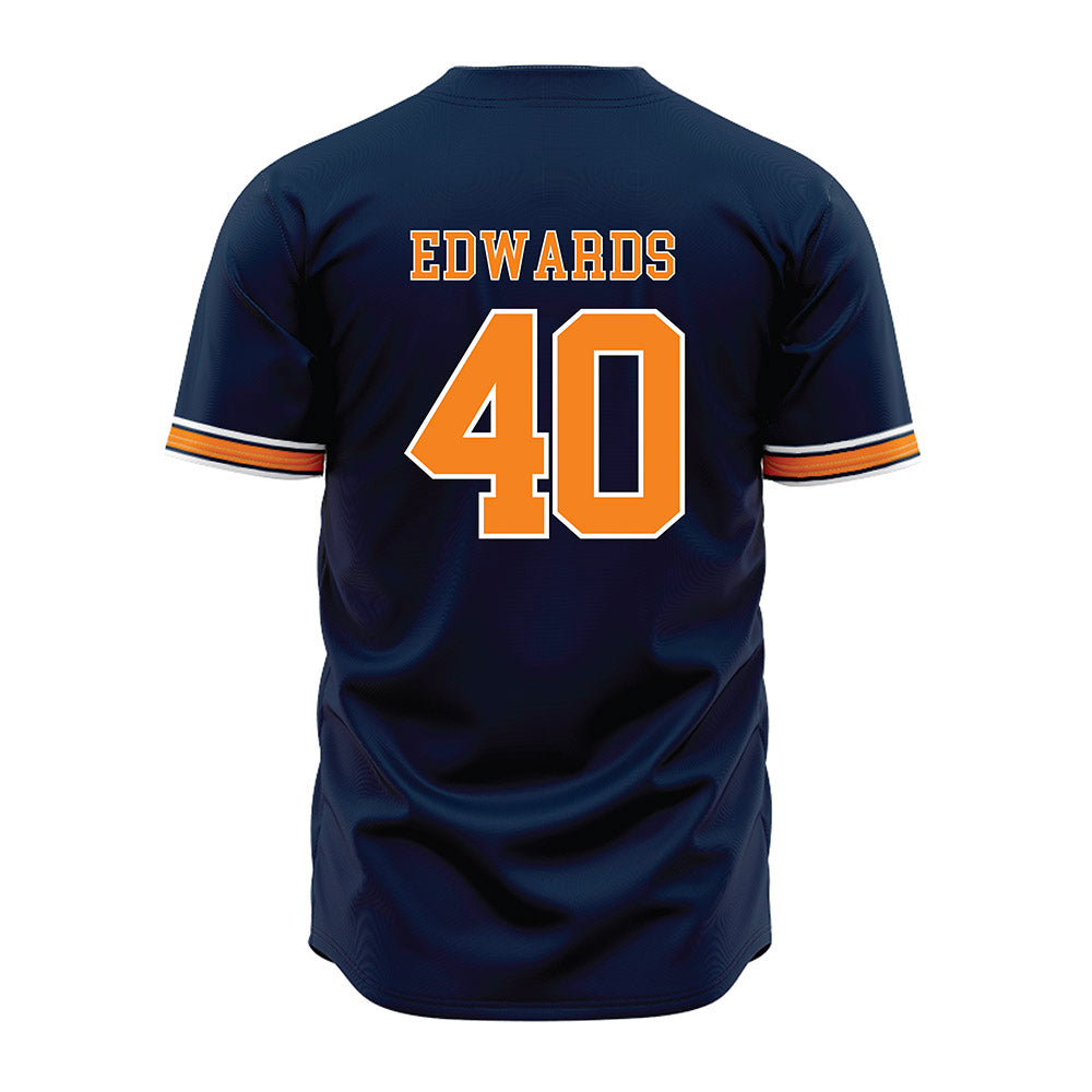 UT Martin - NCAA Baseball : Rett Edwards - Baseball Jersey Blue