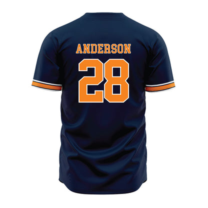 UT Martin - NCAA Baseball : Garner Anderson - Baseball Jersey Blue