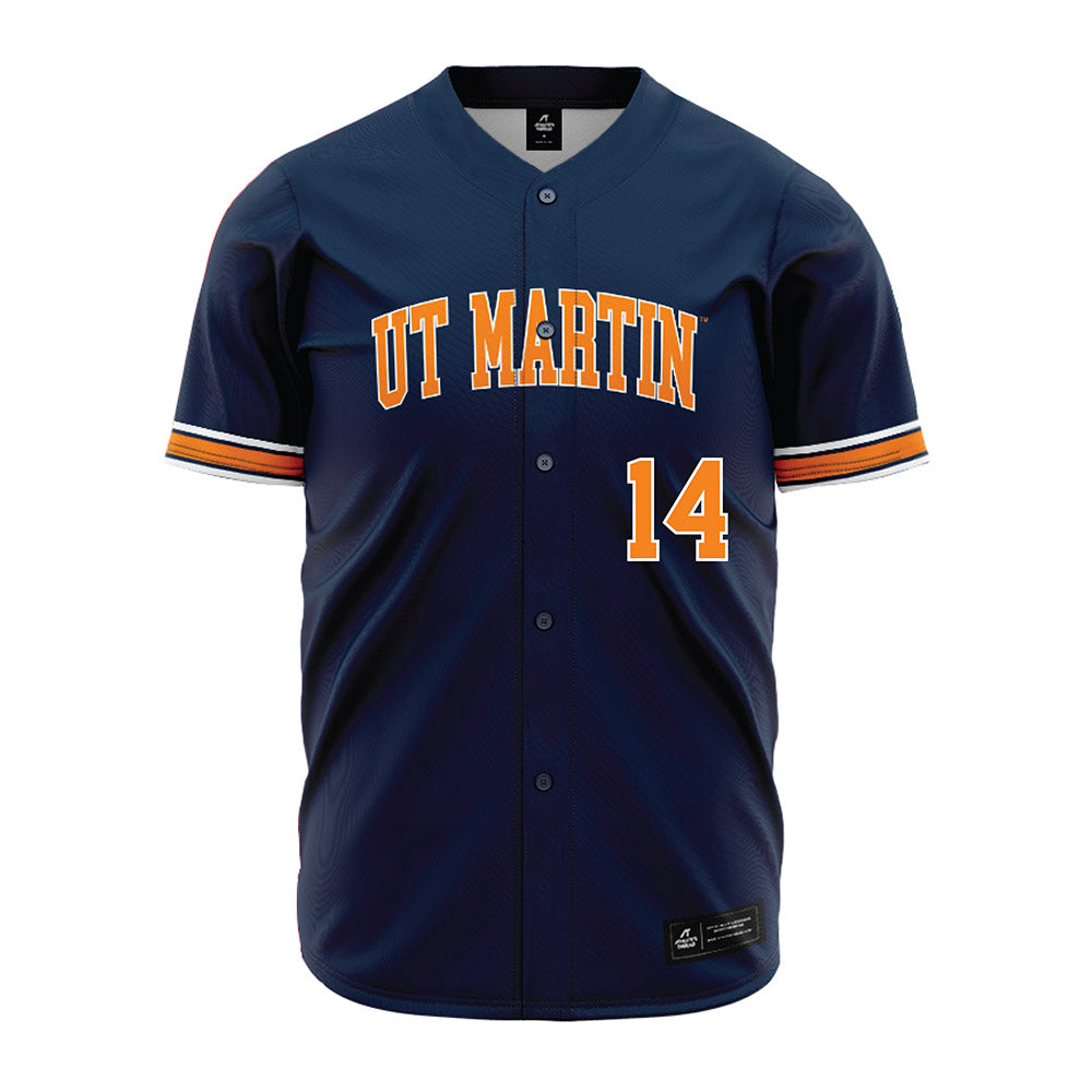 UT Martin - NCAA Baseball : Tucker Reed - Baseball Jersey Blue