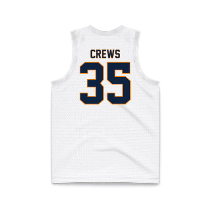 UT Martin - NCAA Men's Basketball : Jacob Crews - White Basketball Jersey