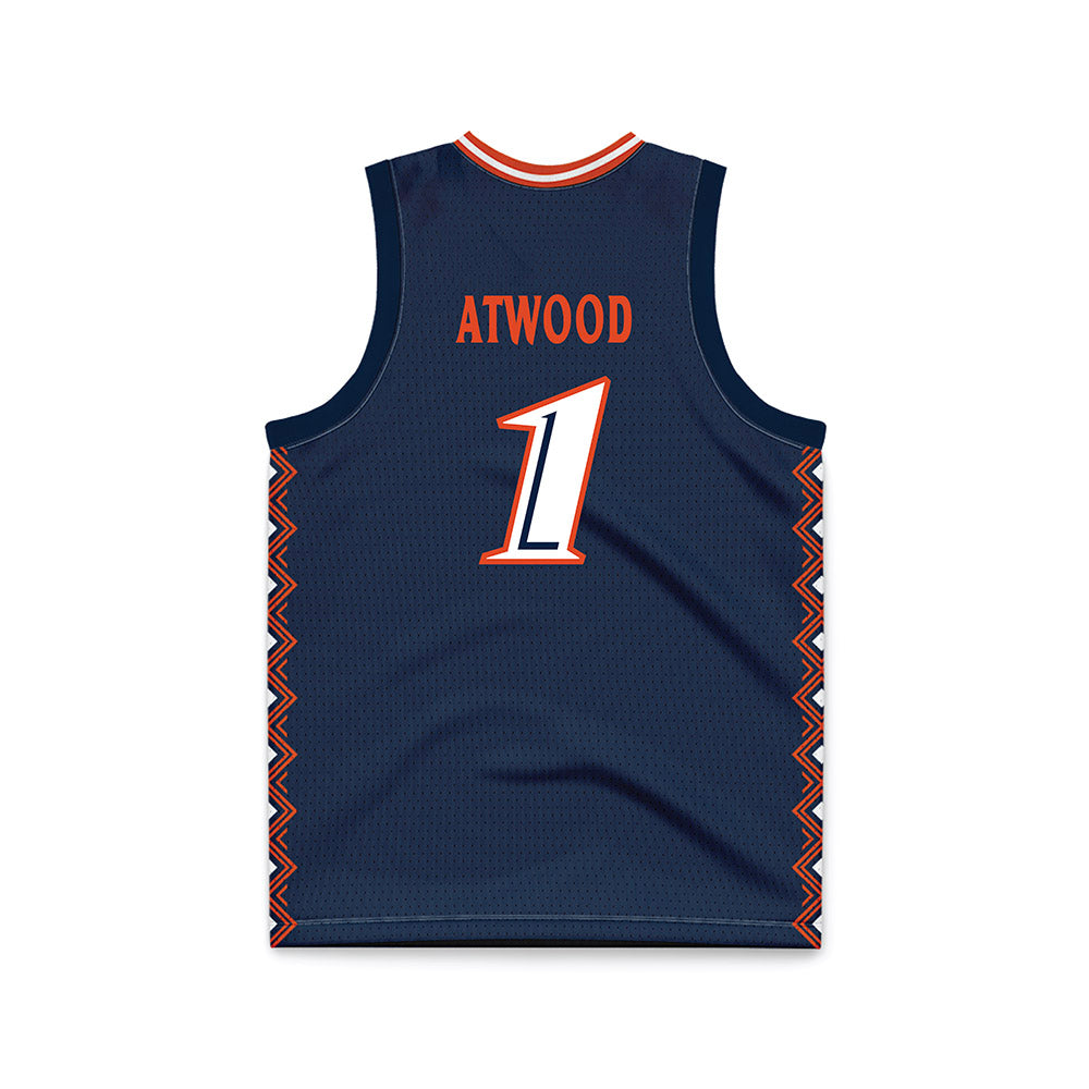 UTSA - NCAA Women's Basketball : Hailey Atwood - Navy Basketball Jersey