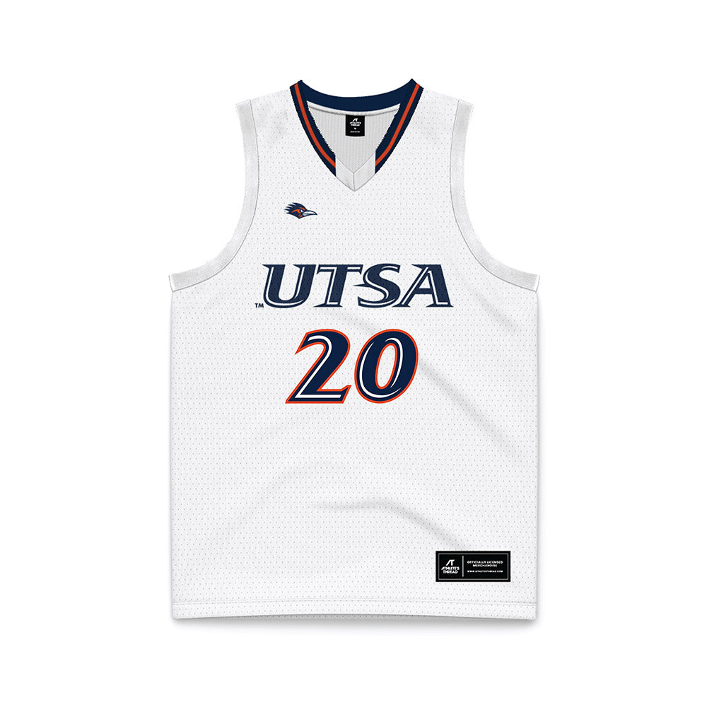 UTSA - NCAA Women's Basketball : Maya Linton - White Basketball Jersey