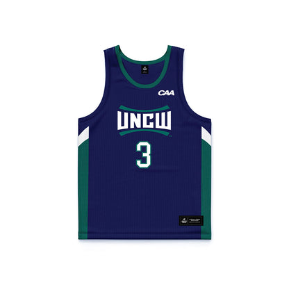 UNC Wilmington - NCAA Men's Basketball : Maleeck Harden-Hayes - Basketball Jersey