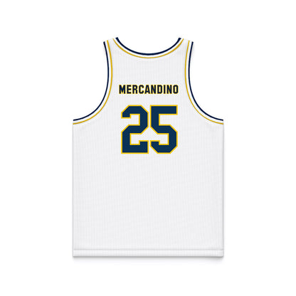 La Salle - NCAA Men's Basketball : Lucas Mercandino - Basketball Jersey White
